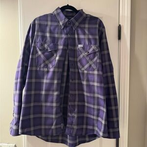 DIXXON The Braxton Flannel, purple grey. Like new, out of print